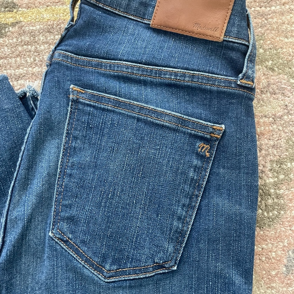 Madewell High-Rise Skinny Jeans 27 Dark Wash - Picture 3 of 6